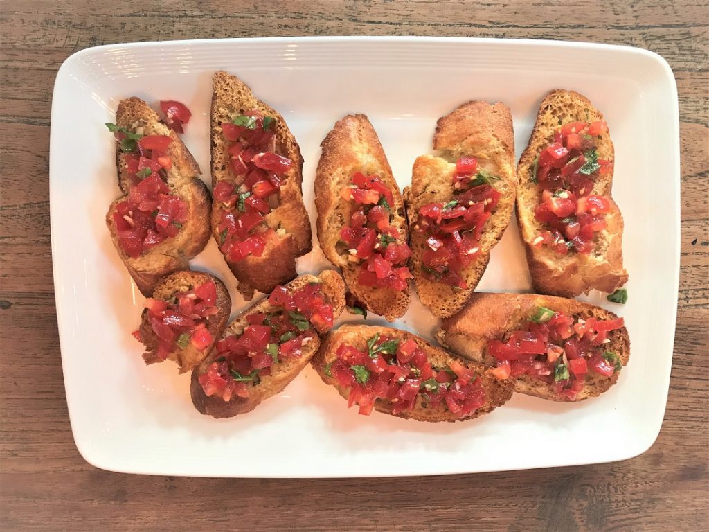 Bruschetta con pomodoro