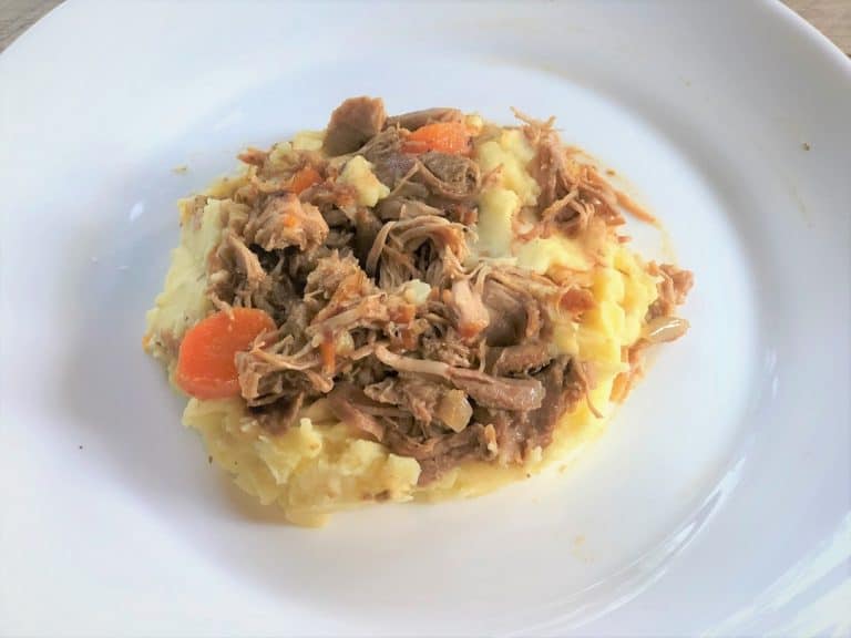 Kalkoen in witte wijn