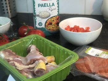 Paella recept