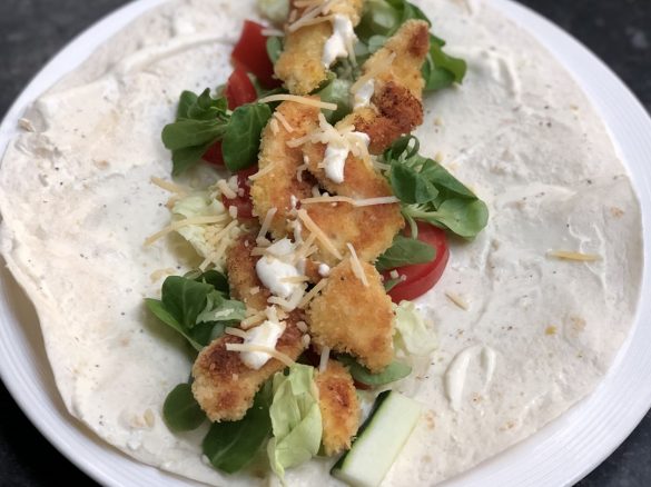 Wraps met kip