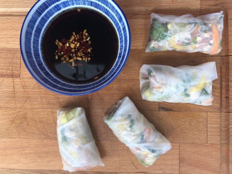 vegetarische springrolls
