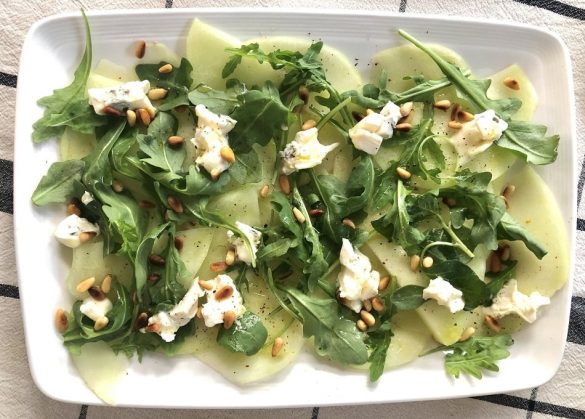 Meloencarpaccio met gormas
