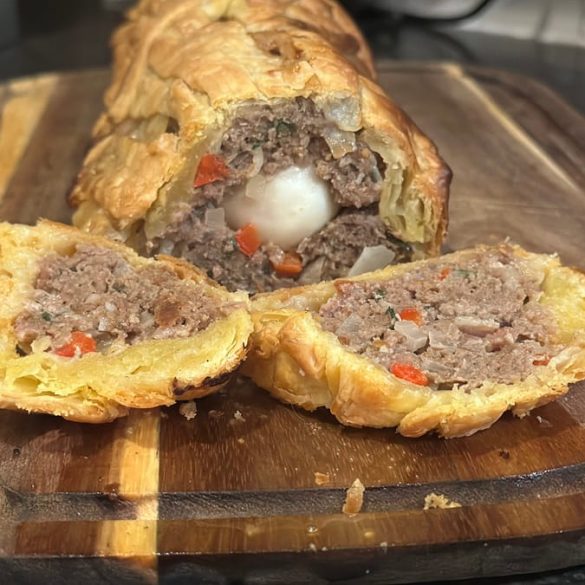 Indisch gehaktbrood met ei maken