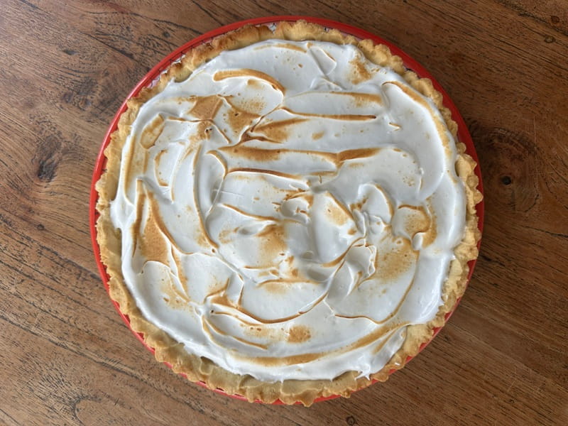 Heerlijke citroen merenguetaart